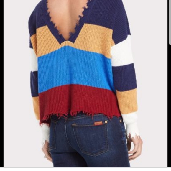 BNWT Evereve colorblock sweater (Medium) - Picture 2 of 5